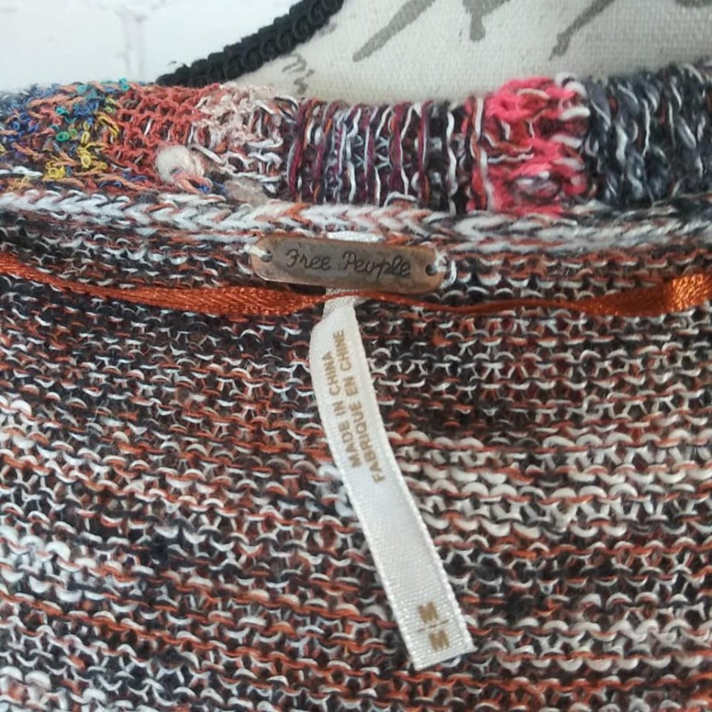 Free People Jungle Heat Fringe Cardigan Sz Medium - Picture 13 of 13